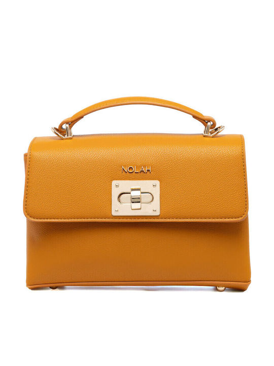 Nolah Alba Damen-Flap-Tasche Senfgelb