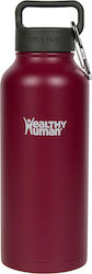 Healthy Human Stein Bottle Thermos BPA Free Purple