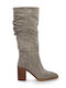 Damenstiefel Grau