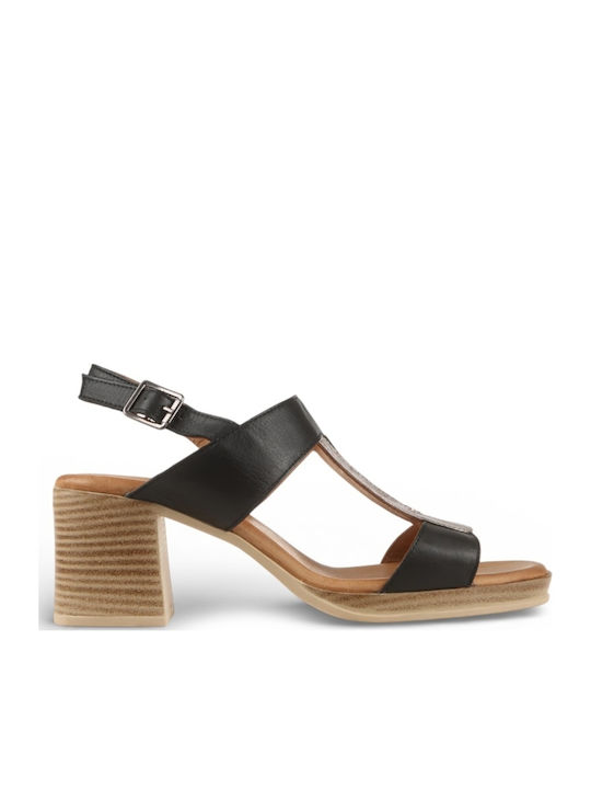 Air Anesis Leather Sandals Black