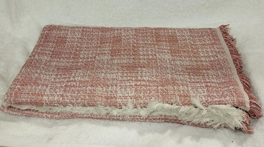 Armchair Throw P220xW170cm Red Armchair Throw P220xW170cm Red