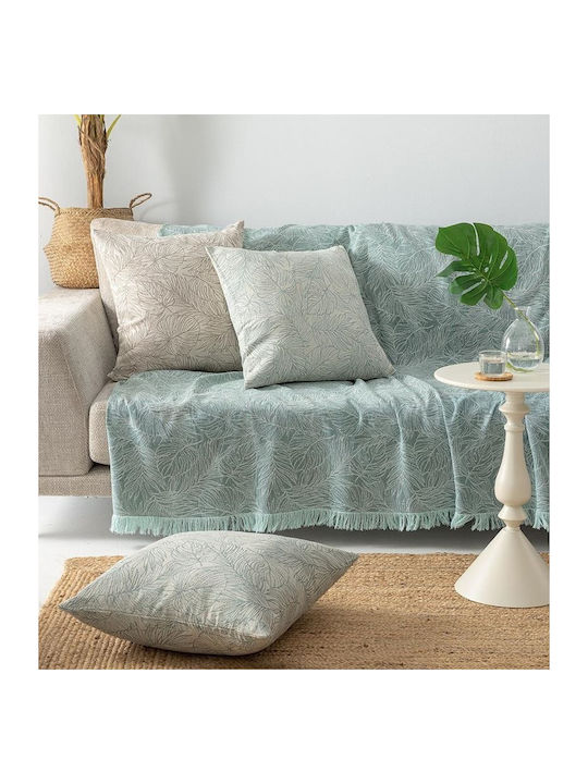 Palamaiki Pena Armchair Throw 180x180cm Aqua