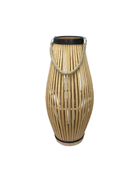 Marhome Lantern Bamboo Brown 24x24x55cm