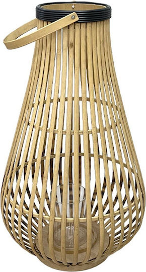 Marhome Φαναράκι Bamboo Καφέ 32.5x32.5x61εκ.