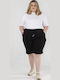 Damen Bermudas Schwarz