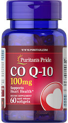 Puritan's Pride Co Q-10 100mg 60 Меки Капсули