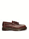 Adrian Δερμάτινα Ανδρικά Loafers σε Μπορντό Χρώμα