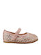Kids Anatomic Ballerinas With Hoop & Loop Closure Pink