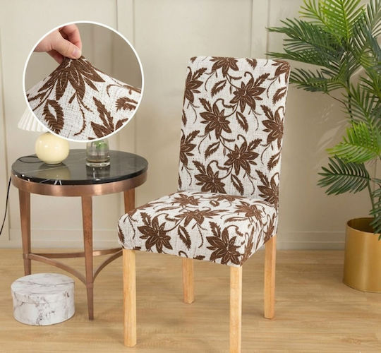 Kraft World Elastische Abdeckung Für Stuhl Braune 40cm