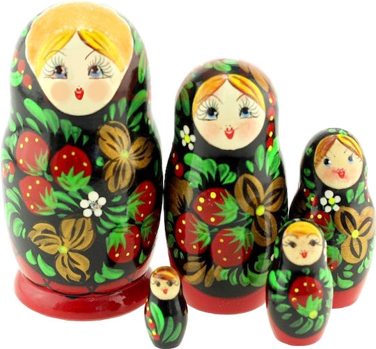 Azhna Декоративна Кукла от Дърво 10.5см