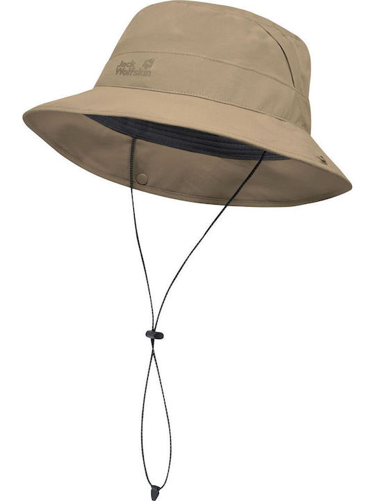 Jack Wolfskin Υφασμάτινo Ανδρικό Καπέλο Μπεζ