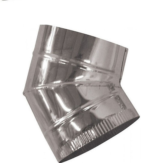 Colțar Coș De Fum Sobă Galvanizat 0.5mm Întărit Φ150 Inoxshell