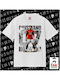 Cristiano Ronaldo Κριστιάνο Ρονάλντο Κλασικό T-shirt Διπλής Ραφής Χωρίς Πλευρικές Ραφές Λευκο 100% Βαμβάκι Vegan & Oeko-tex Πιστοποιημένο