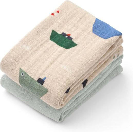 Liewood Пелена За Бебе 65x65см 2 Бройки Liewood Пелена За Бебе 65x65см 2 Бройки