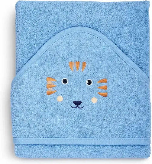 Halat De Baie Pentru Bebeluşi Cu Glugă Baby Blue 75x75 Cm