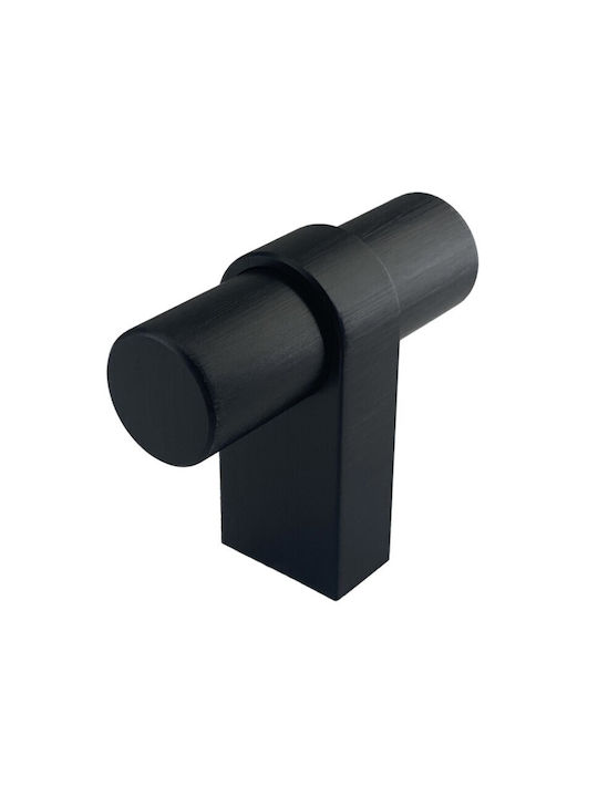 Viefe Buton Mobilier Din Metal Negru Brushed 0657052L30