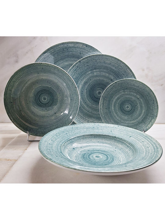 Christinholm Green Porcelain Dinnerware Set 20pcs