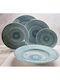 Christinholm Green Porcelain Dinnerware Set 20pcs