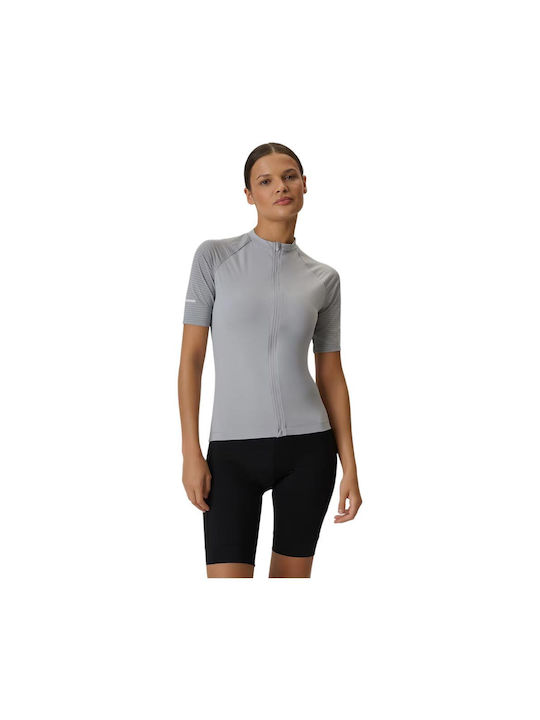4F Women's Short Sleeve Cycling Jersey Gray