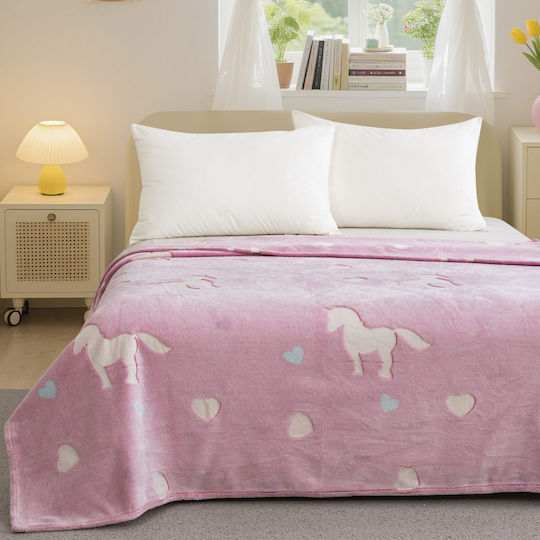 Fleece Fluorescent Blanket Fluorescent 220x160cm