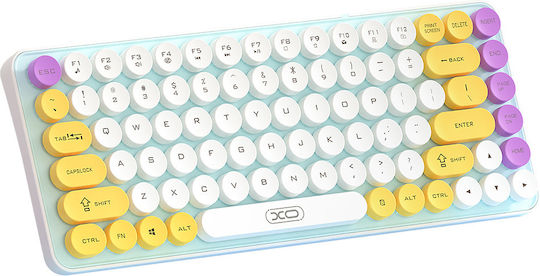 XO KB-12 Безжична Bluetooth Клавиатура Английска US Зелена