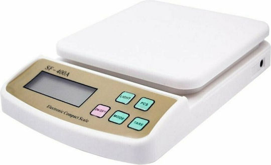 Digital Kitchen Scale Up To 10kg White