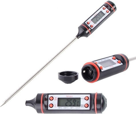 Lappas Digital Lebensmittelthermometer BBQ mit Sonde