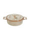 Butlers Round Heat-Resistant Ceramic Cookware with Lid 23cm