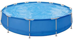 Piscină Rotundă Cu Cadru Metalic