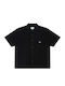 Short Sleeve Denim Shirt Regular Fit Black