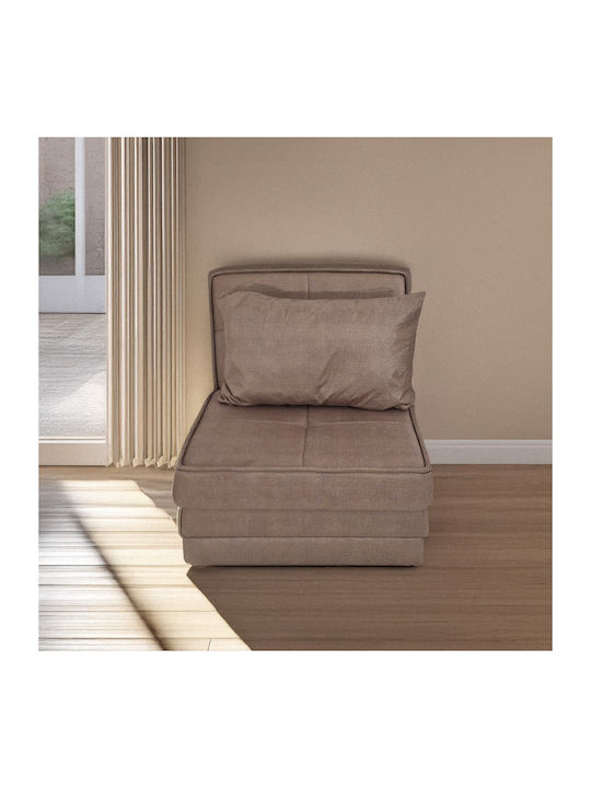 Thales Armchair Bed Brown 110x85x90cm