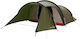 Easy Camp Σκηνή Camping Τούνελ Ορειβασίας Πράσινη με Διπλό Πανί 3 Εποχών για 4 Άτομα Αδιάβροχη 3000mm 405x235x120εκ.