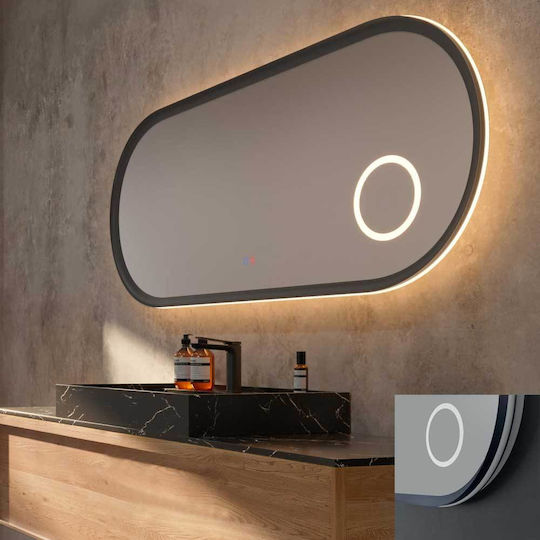 Imex RIMI040/120AO Καθρέπτης Led 120x60cm Μπλε