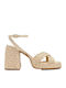 Damen Sandalen Beige