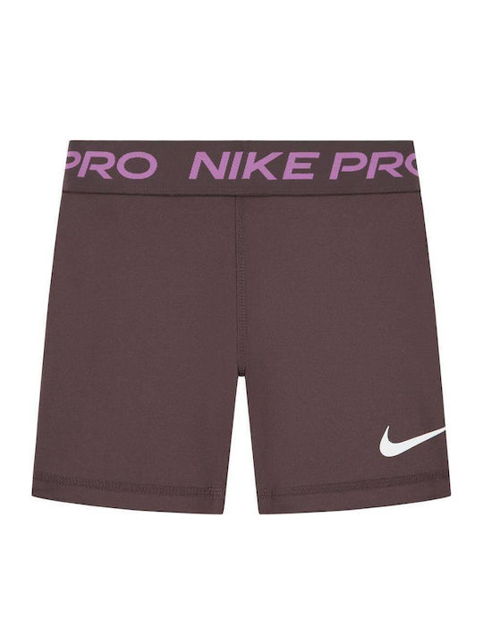 Pantaloni Pentru Copii Sport Scurt Dri-Fit Maro