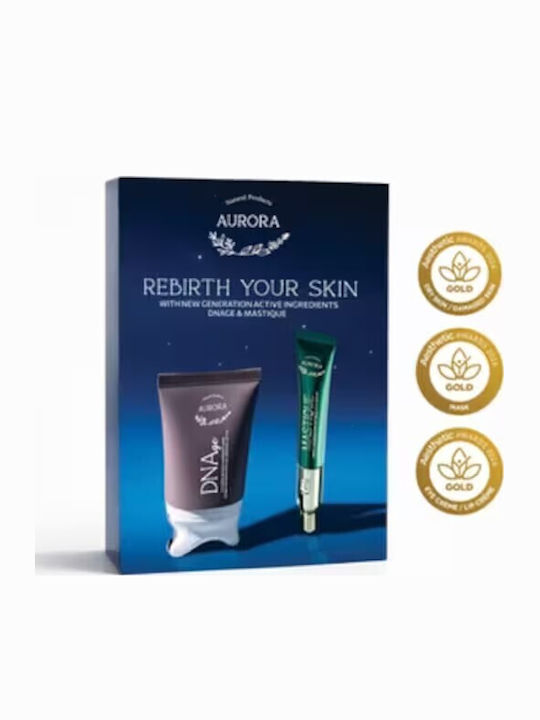 Aurora Natural Natural Rebith Your Skin Skin Care Set for Moisturizing Brightening & Firming 2 Pieces