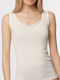 1210 Sleeveless Ecru Women's T-Shirt