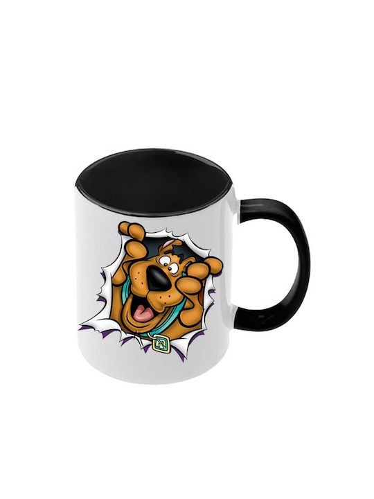 Κούπα Scooby Doo Μαύρη Λαβή Εσωτερικό