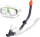 Intex Silicone Diving Mask with Snorkel Transparent