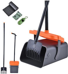 Dog Excrement Collector Dustpan Broom Bags Adjustable Handle Verk Group
