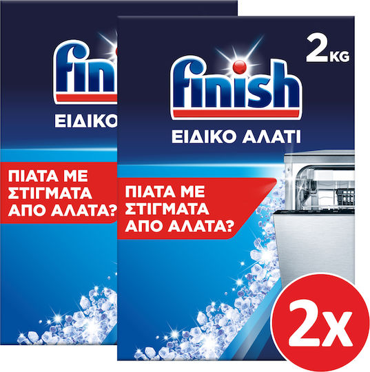 Finish Finish Geschirrspülersalz Flüssig 2x2kg