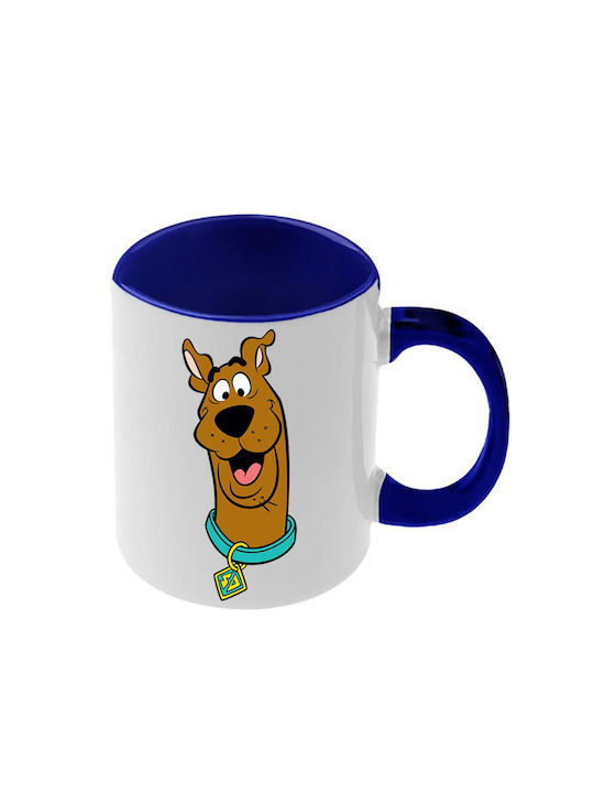 Κούπα Scooby Doo Σκούρα Μπλε Λαβή Εσωτερικό