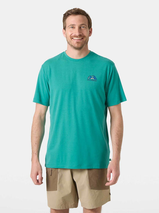 Helly Hansen Recycled Short Sleeve Blouse Green