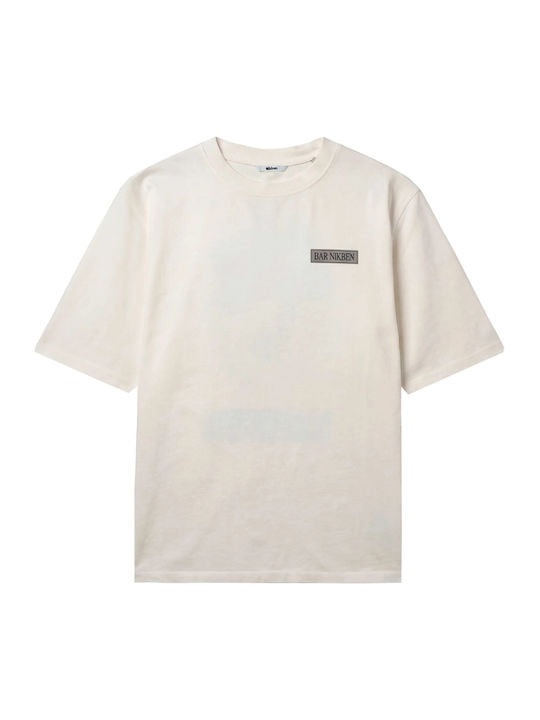 Nikben Kurzarm T-Shirt Ecru