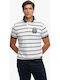 Polo Short Sleeve Blouse Optic-navy-stripe
