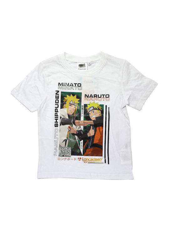 Kids Short-Sleeved White Blouse
