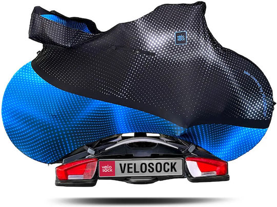 Husă Transport Bicicletă Impermeabilă Carbon Albastru Velosock