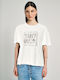 Women's Short Sleeve Blouse White 63-004.055.N0010