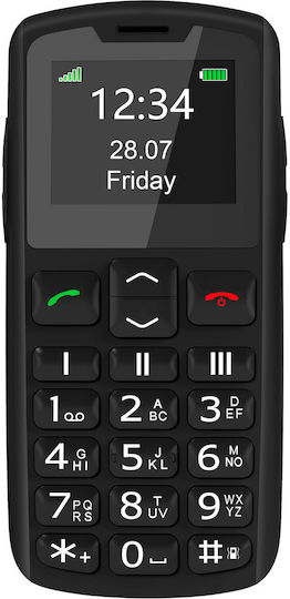 Bea-fon SL230 (2026) Dual SIM Κινητό με Κουμπιά Μαύρο