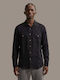 Long Sleeve Linen Shirt Black